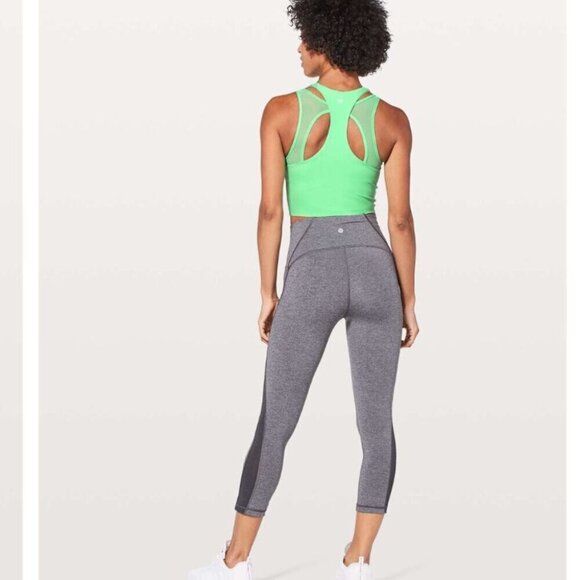 Lululemon Break Free Tank *Nulux Dragonfly Green Sz 8 - Picture 3 of 7